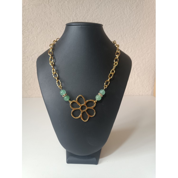 Collier "Fleur de sérénité" - Renouveau - Création - Sérénité Collier "Fleur de sérénité" - Renouveau - Création - Sérénité