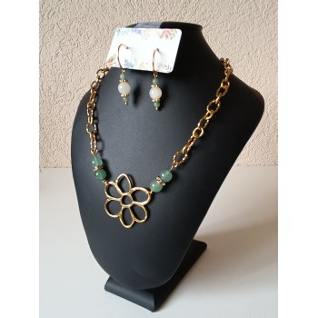 Collier "Fleur de sérénité" - Renouveau - Création - Sérénité