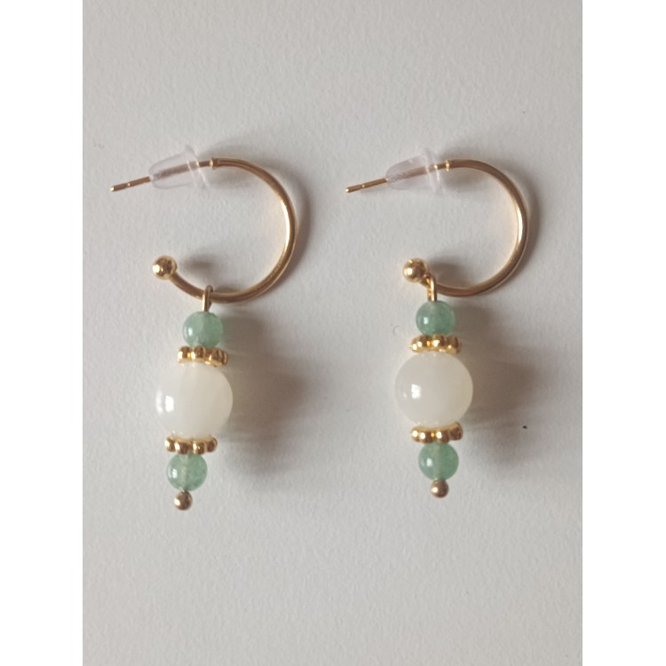 Boucles d'oreilles "Sérénité et intuition"