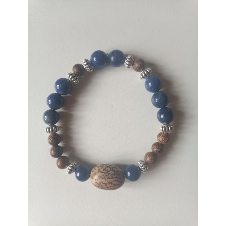 Bracelet Lapis Lazuli "Droiture et intuition"