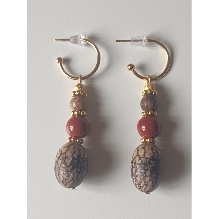 Boucles d'oreilles "Terre d'abondance" Boucles d'oreilles "Terre d'abondance"