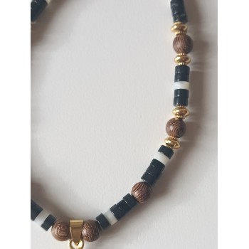 Grand collier Fleur de Lotus - Graine de vie "Pureté et résilience"