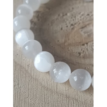 Bracelet Sélénite "Détente et positivité"