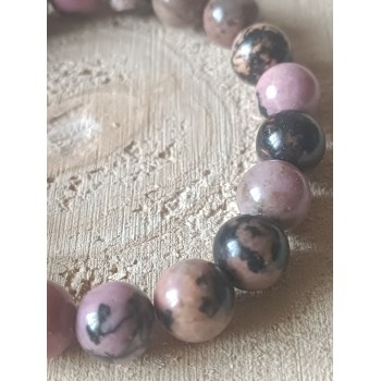 Bracelet Rhodonite "Lâcher prise"