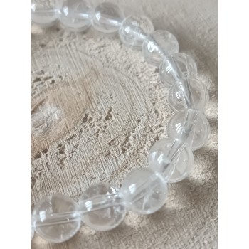 Bracelet Cristal de roche "Lumière et purification"