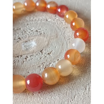Bracelet Cornaline " Energie vitale"