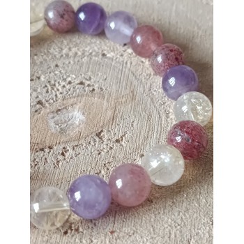 Bracelet Super seven "Elévation des 7 énergies"