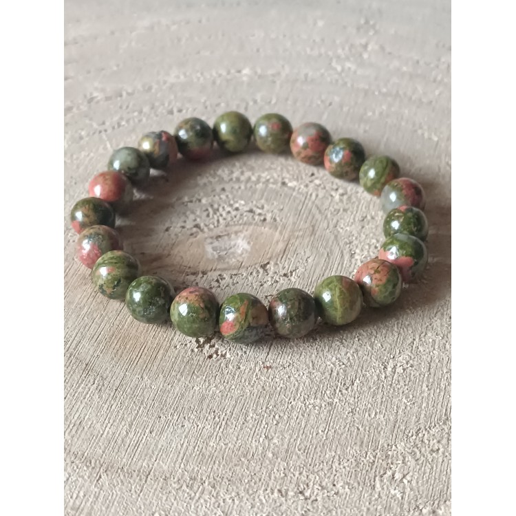 Bracelet Unakite "Guérison émotionnelle"