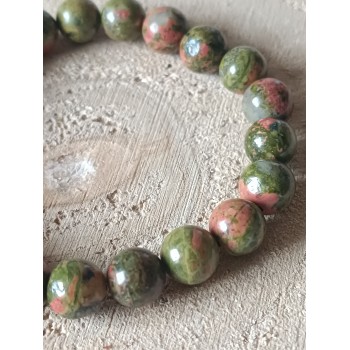 Bracelet Unakite "Guérison émotionnelle"