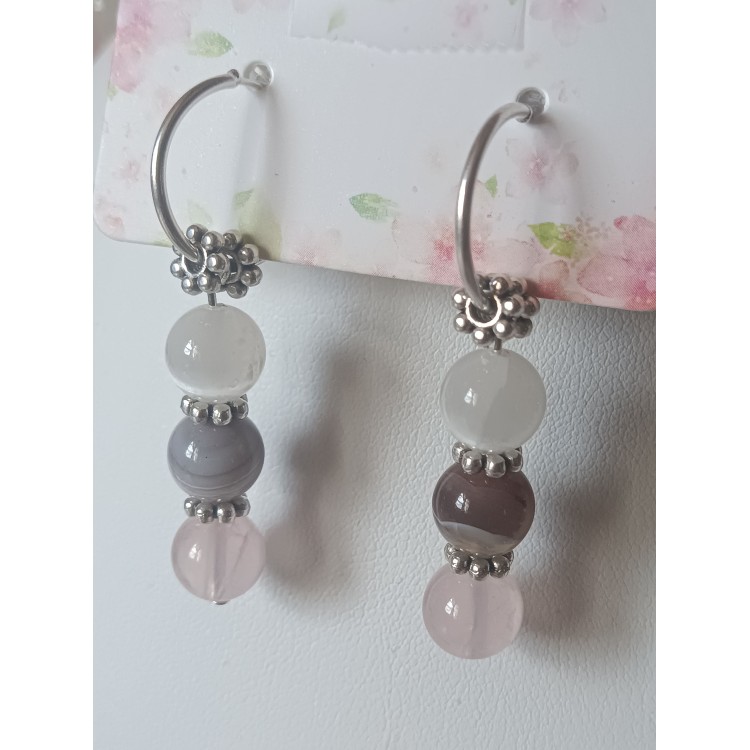 Boucles d'oreilles "Tolérance et amour" Boucles d'oreilles "Tolérance et amour"