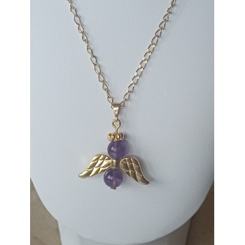 Collier Ange Améthyste "Sagesse et sérénité"