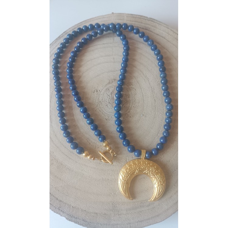 Sautoir Lapis Lazuli "Ouverture et compassion" Sautoir Lapis Lazuli "Ouverture et compassion"