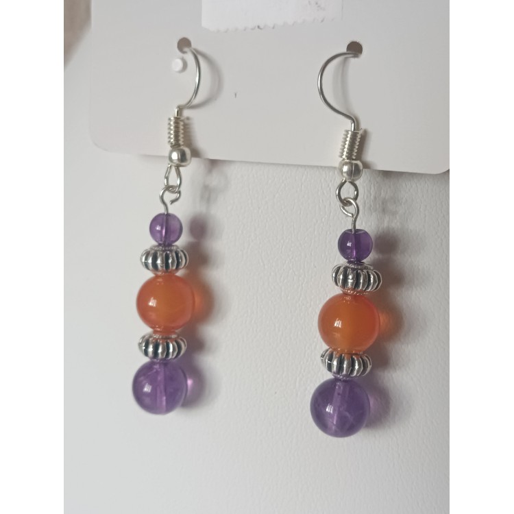 Boucles d'oreilles "Vitalité et réceptivité" Boucles d'oreilles "Vitalité et réceptivité"