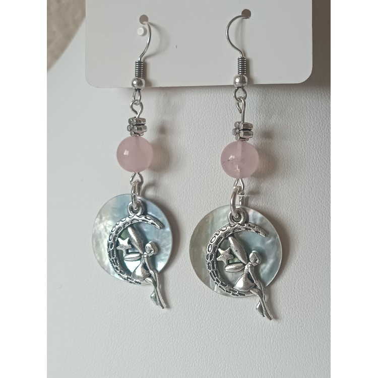 Boucles d'oreilles Petites fées "Magie d'amour" Boucles d'oreilles Petites fées "Magie d'amour"