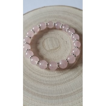 Bracelet Quartz rose "Apaisement"