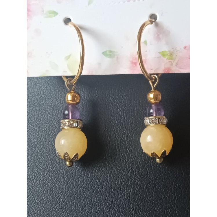 Boucles d'oreilles "Méditation angélique" Boucles d'oreilles "Méditation angélique"