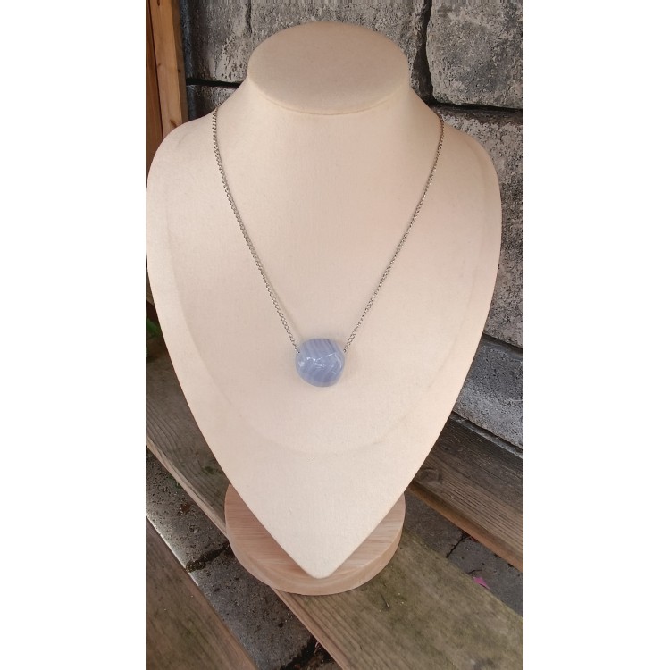 Collier "Sérénité et délicatesse" - Calcédoine
