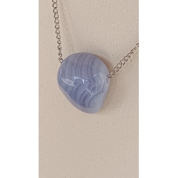 Collier "Sérénité et délicatesse" - Calcédoine