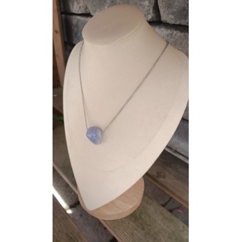 Collier "Sérénité et délicatesse" - Calcédoine