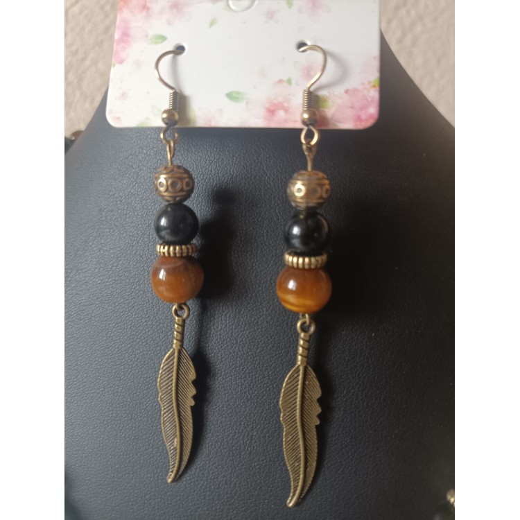 Boucles d'oreilles "Connexion et protection" Boucles d'oreilles "Connexion et protection"