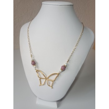 Collier Papillon "Amour et fluidité"