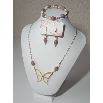 Collier Papillon "Amour et fluidité"